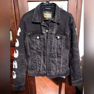 American Eagle Young Money Black Denim Jacket_Small